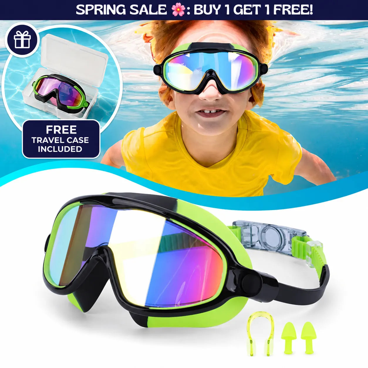 Aquiva™ Clip-On Swim Goggles