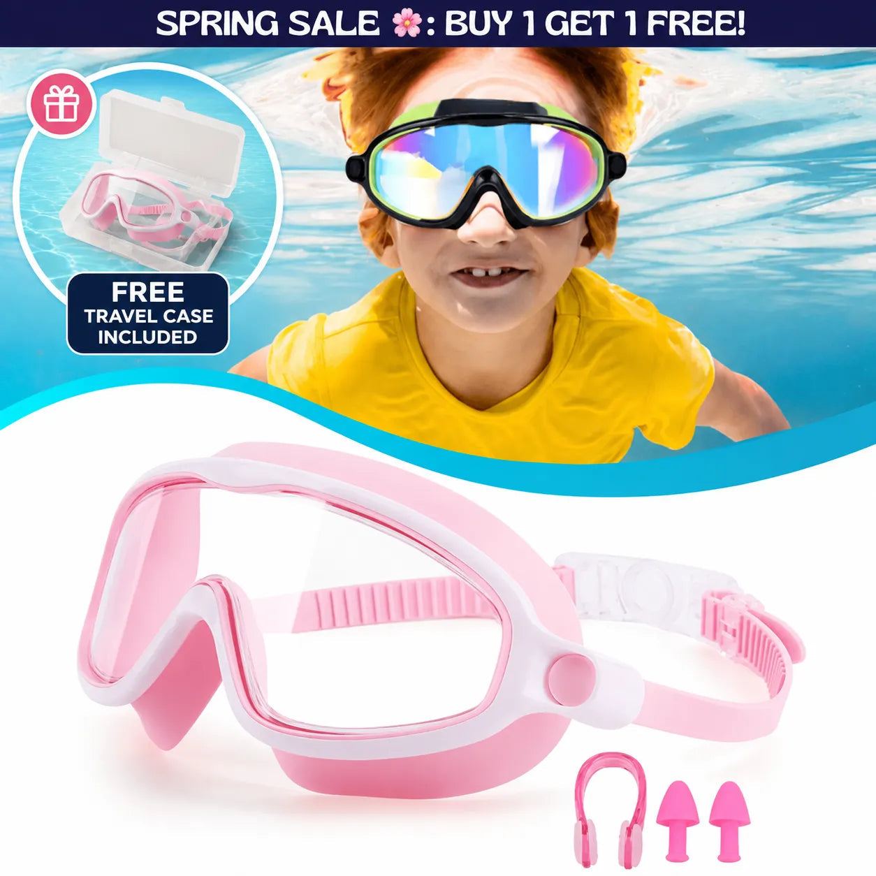 Aquiva™ Clip-On Swim Goggles